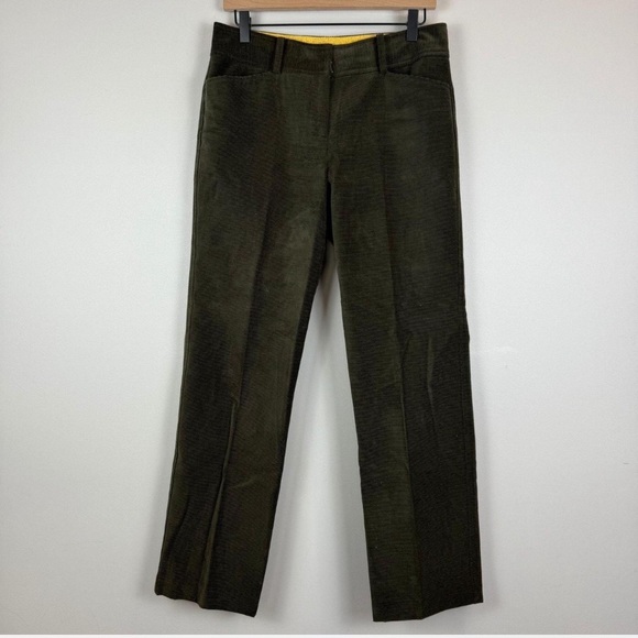 J. McLaughlin Pants - J.McLaughlin Olive Green Corduroy‎ Pants 10